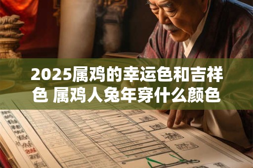 2025属鸡的幸运色和吉祥色 属鸡人兔年穿什么颜色吉利