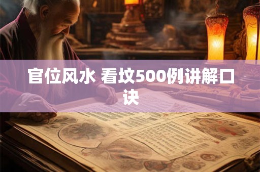 官位风水 看坟500例讲解口诀