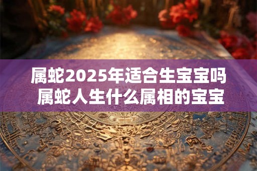 属蛇2025年适合生宝宝吗 属蛇人生什么属相的宝宝好