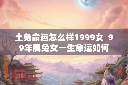 土兔命运怎么样1999女  99年属兔女一生命运如何
