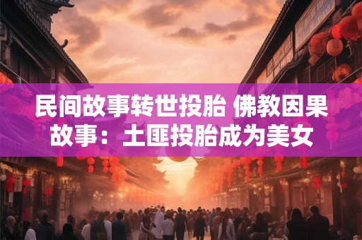 民间故事转世投胎 佛教因果故事：土匪投胎成为美女