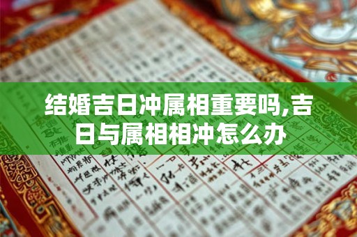 结婚吉日冲属相重要吗,吉日与属相相冲怎么办