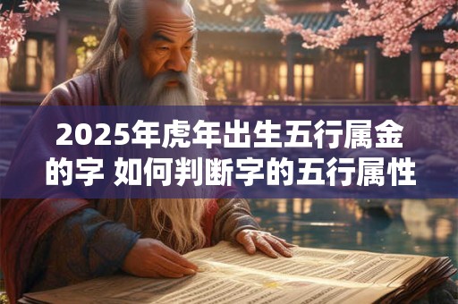 2025年虎年出生五行属金的字 如何判断字的五行属性