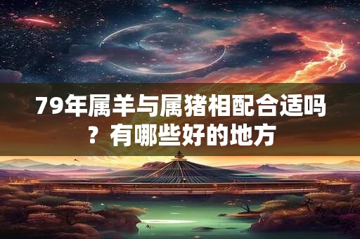 79年属羊与属猪相配合适吗?有哪些好的地方 79年属羊与属猪相配合适吗?有哪些好的地方