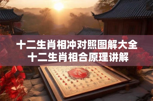 十二生肖相冲对照图解大全 十二生肖相合原理讲解