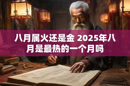 八月属火还是金 2025年八月是最热的一个月吗 八月属火还是金 2025年八月是最热的一个月吗