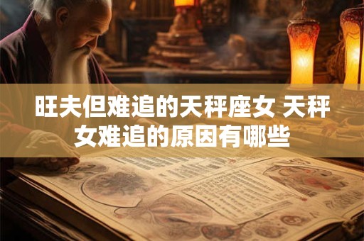 旺夫但难追的天秤座女 天秤女难追的原因有哪些