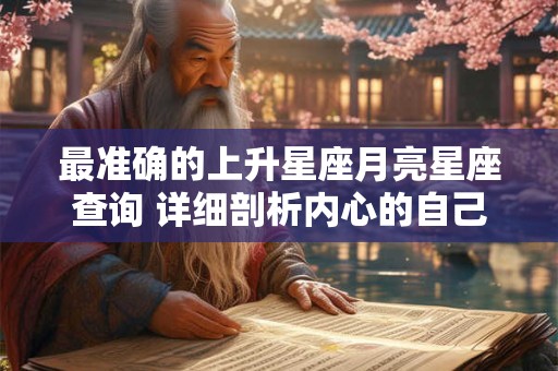 最准确的上升星座月亮星座查询 详细剖析内心的自己