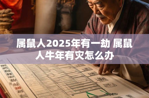 属鼠人2025年有一劫 属鼠人牛年有灾怎么办