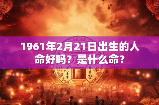1961年2月21日出生的人命好吗？是什么命？