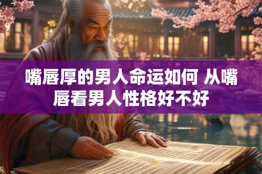嘴唇厚的男人命运如何 从嘴唇看男人性格好不好