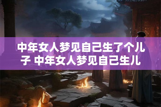 中年女人梦见自己生了个儿子 中年女人梦见自己生儿子好不好