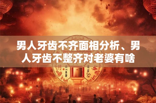 男人牙齿不齐面相分析、男人牙齿不整齐对老婆有啥
