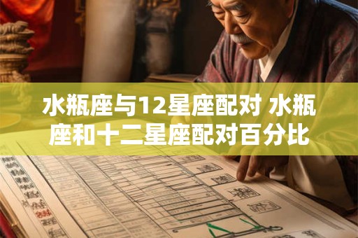 水瓶座与12星座配对 水瓶座和十二星座配对百分比
