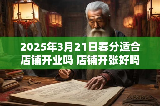 2025年3月21日春分适合店铺开业吗 店铺开张好吗