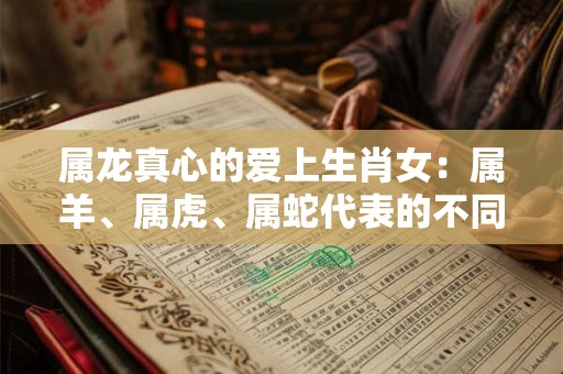 属龙真心的爱上生肖女：属羊、属虎、属蛇代表的不同魅力
