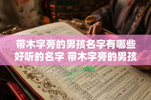 带木字旁的男孩名字有哪些好听的名字 带木字旁的男孩名字有哪些？
