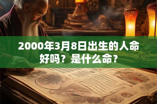 2000年3月8日出生的人命好吗？是什么命？