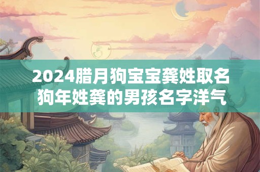 2024腊月狗宝宝龚姓取名 狗年姓龚的男孩名字洋气点