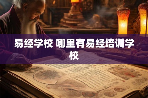 易经学校 哪里有易经培训学校