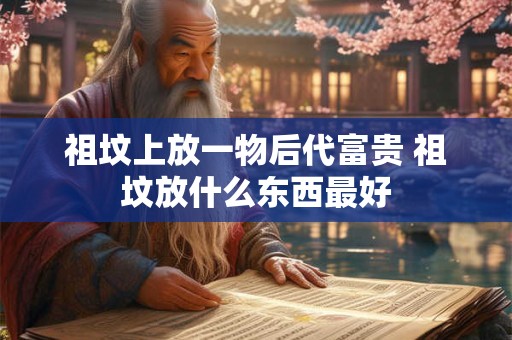 祖坟上放一物后代富贵 祖坟放什么东西最好