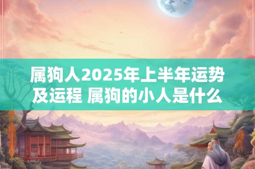 属狗人2025年上半年运势及运程 属狗的小人是什么属相