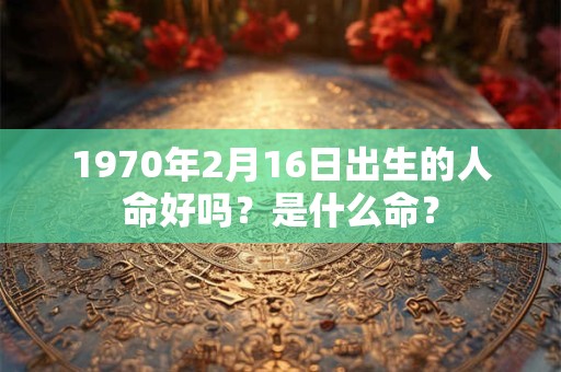 1970年2月16日出生的人命好吗？是什么命？
