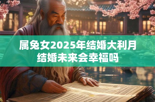 属兔女2025年结婚大利月结婚未来会幸福吗 属兔女2025年结婚大利月结婚未来会幸福吗