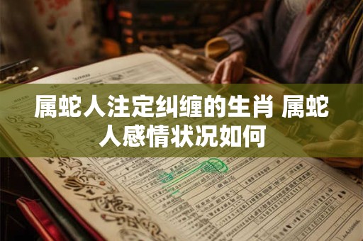 属蛇人注定纠缠的生肖 属蛇人感情状况如何
