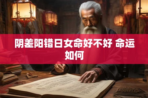 阴差阳错日女命好不好 命运如何
