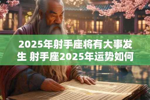 2025年射手座将有大事发生 射手座2025年运势如何