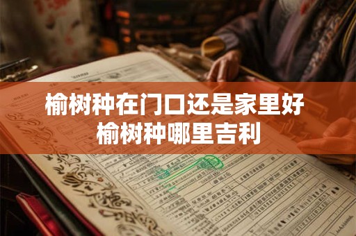 榆树种在门口还是家里好 榆树种哪里吉利