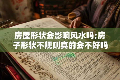 房屋形状会影响风水吗;房子形状不规则真的会不好吗
