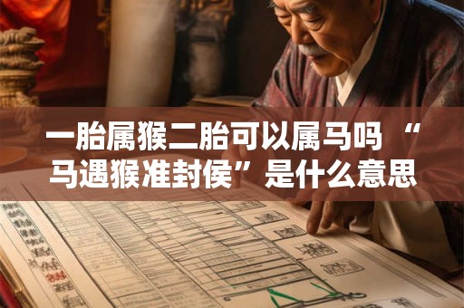 一胎属猴二胎可以属马吗 “马遇猴准封侯”是什么意思