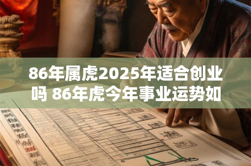 86年属虎2025年适合创业吗 86年虎今年事业运势如何