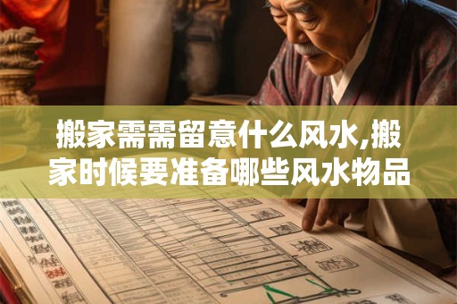 搬家需需留意什么风水,搬家时候要准备哪些风水物品？