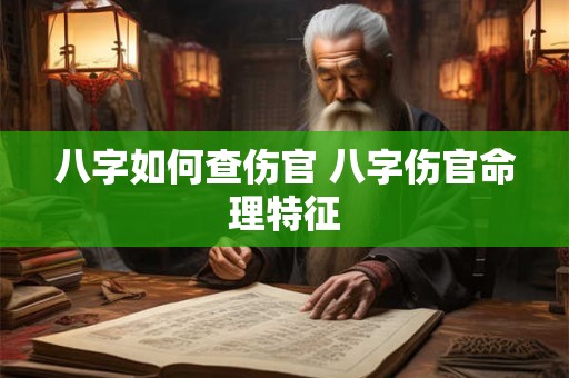 八字如何查伤官 八字伤官命理特征