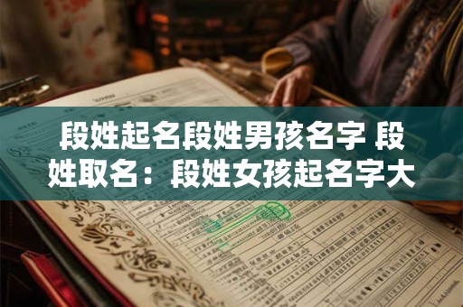 段姓起名段姓男孩名字 段姓取名：段姓女孩起名字大全