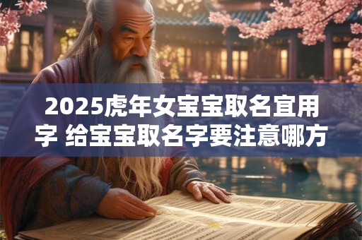 2025虎年女宝宝取名宜用字 给宝宝取名字要注意哪方面