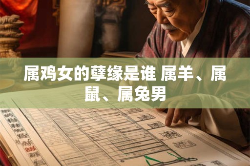 属鸡女的孽缘是谁 属羊、属鼠、属兔男