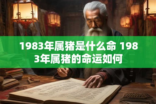详细阅读:1983年属猪是什么命 1983年属猪的命运如何 1983年属猪是什么命 1983年属猪的命运如何