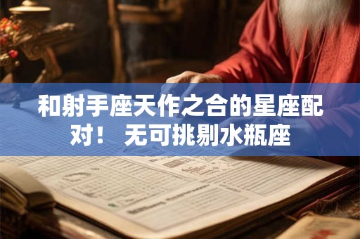 和射手座天作之合的星座配对！ 无可挑剔水瓶座
