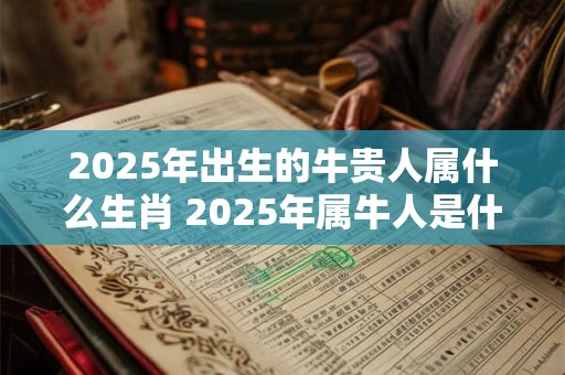 2025年出生的牛贵人属什么生肖 2025年属牛人是什么命