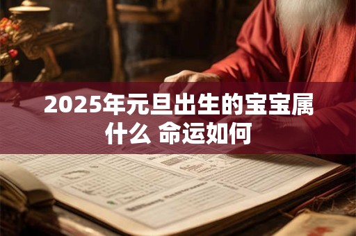 2025年元旦出生的宝宝属什么 命运如何