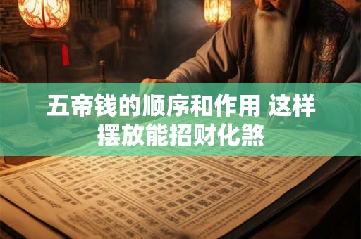 五帝钱的顺序和作用 这样摆放能招财化煞