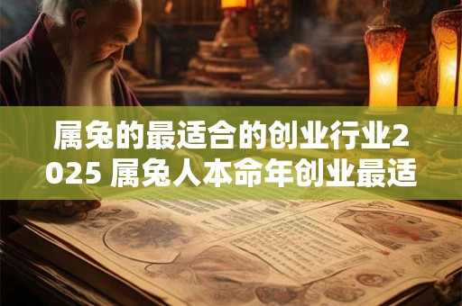 属兔的最适合的创业行业2025 属兔人本命年创业最适合做什么