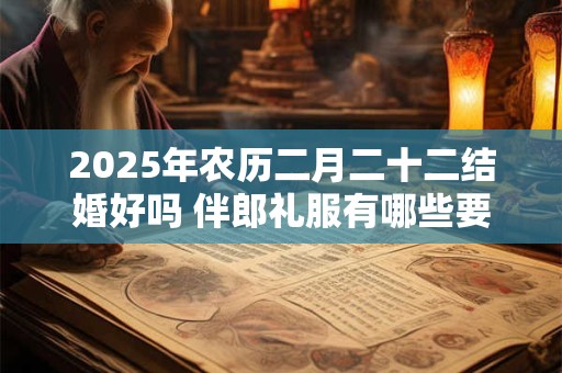 2025年农历二月二十二结婚好吗 伴郎礼服有哪些要求