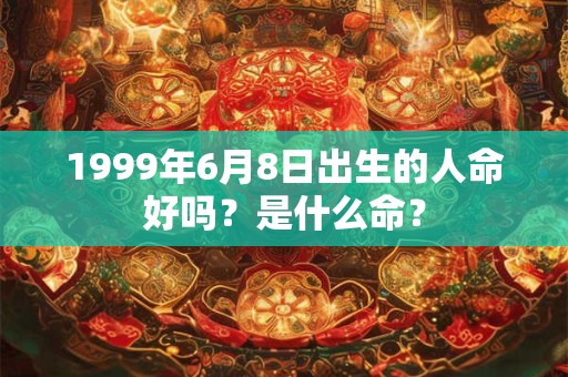 1999年6月8日出生的人命好吗？是什么命？