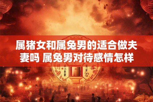 属猪女和属兔男的适合做夫妻吗 属兔男对待感情怎样