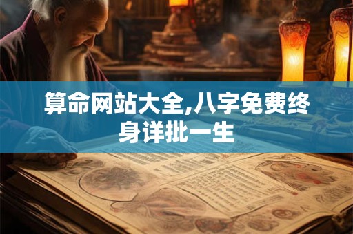 算命网站大全,八字免费终身详批一生
